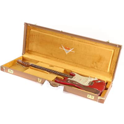 Fender Custom Shop 1962 Roasted Stratocaster Ultimate Relic Torino Red Masterbuilt Andy Hicks image 20