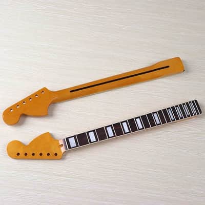 Maple Wood Guitar Strat Style Neck with Rosewood Fingerboard 22 Frets image 7