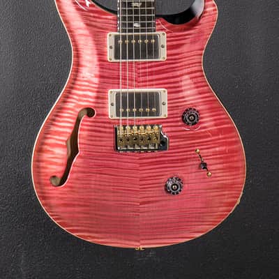 Paul Reed Smith Custom 24 Semi-Hollow Wood Library Limited - Bonnie Pink w/Korina image 2