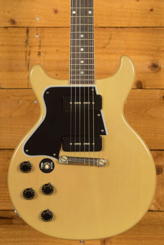 Gibson Custom 1960 Les Paul Special Double Cut Reissue VOS TV Yellow Left-Handed image 1