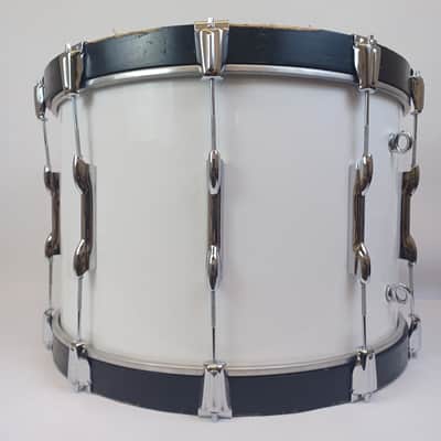 Premier Lite 14x22"Bass Drum 3Ply African Mahogany Vintage Marching/Virgin Shell image 4
