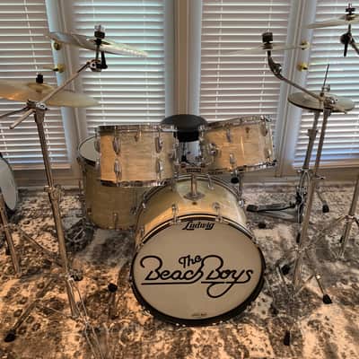 Ludwig 1965 Vintage 5 Pc. drum kit - Marine Pearl image 1