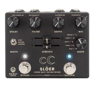 Walrus Audio Slöer Stereo Ambient Reverb Black - Effect for Guitars image 1