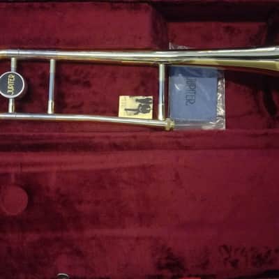 Jupiter JSL-532L Tenor Trombone/ POSAUNE 532 Bb, Goldmessing, +Mundstück +Koffer,kraftvoller SOUND image 4