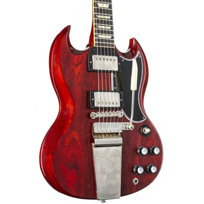 Gibson 1964 SG Standard Reissue with Maestro Vibrola Cherry Red #505044 - Custom Electric Guitar image 10