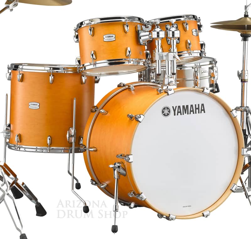 Yamaha New Tour Custom Maple Shell Pack TMP2F4CRS Caramel Satin 4 pc 22 10 12 16 image 1