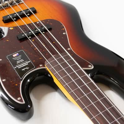 Fender American Professional II Jazz Bass Fretless - 3 Color Sunburst with Rosewood Fingerboard image 6