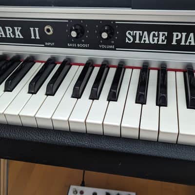 Rhodes Mark II Stage 73-Key Electric Piano 1979 - 1983 - Black Flat Top image 2