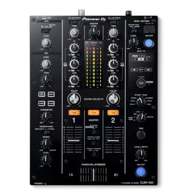 Pioneer DJ DJM-450 2-Channel Mixer Rekordbox Compatible with Magvel Fader & FX image 1