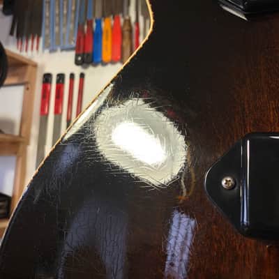 Daro Guitars HB P90 relic 2023 - Black Burst image 14