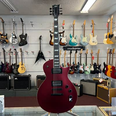 ESP LTD 6 String Electric Guitar in Candy Apple Red Satin EC256-CARS image 2