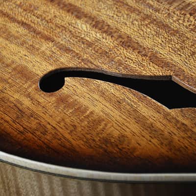 Archtop guitar full hollow handcarved image 14