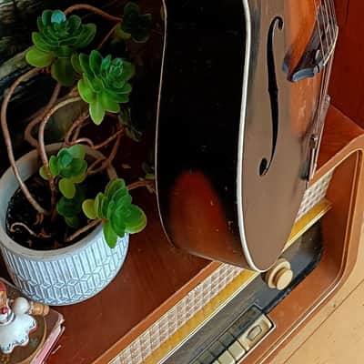 Vintage Archtop Jazz guitar J.B.Herclík ca. 1950 image 3