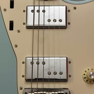 2018 Fender American "Jazzblaster" 60th Anniversary Triple Jazzmaster Daphne Blue CuNiFe Wide Range MAJOR Upgrades USA G&G image 6