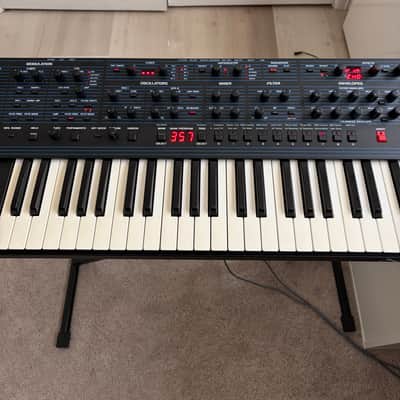 Sequential OB-6 49-Key 6-Voice Polyphonic Synthesizer 2018 - Present - Black with Wood Sides