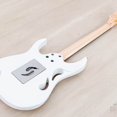 2020 Ibanez Steve Vai signature PIA3761 Paradise In Art Stallion White w/ Case, Tags image 15