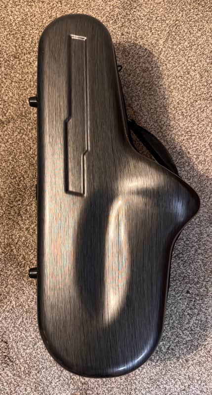 Shaped Alto Saxophone Case - Gray Zip Semi Hard Case 2026 - Gray image 1