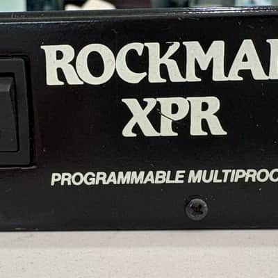 Vintage SR&D Rockman XPR 100 Midi Programmable Stereo Multi-Processor BUNDLE w/ Original MIDI Pedal Board & Original Manual – 100% Operational image 4