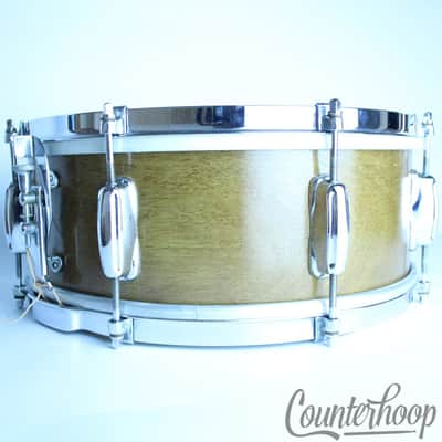 *Slingerland 14x5.5"Snare Drum 3Ply Mahogany Student 8Lug Vintage 60s COB Brass* image 4