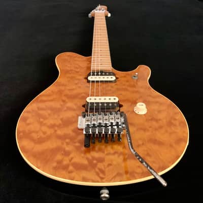 1997 Ernie Ball Music Man AXIS EX [EARLY Production MIJ Van Halen] Translucent GOLD Relic EVH D-Tuna image 2