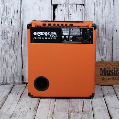 Orange CRUSH BASS 50 Electric Bass Guitar Amplifier 50 Watt 1 x 12 Combo Amp image 9