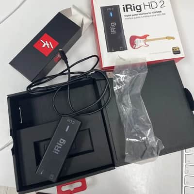 IK Multimedia iRig HD 2 Mobile USB Guitar Interface 2010s - Black image 1