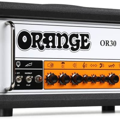 Orange OR30 30-watt 1-channel Tube Amplifier Head - Black (OR30HBKd1) image 1