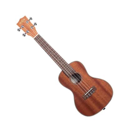 Kala High-Gloss Finish Mahogany Concert Right-Handed 4-String Ukulele with Rosewood Fingerboard, Aquila Super Nylgut Strings, and Cream Binding image 5