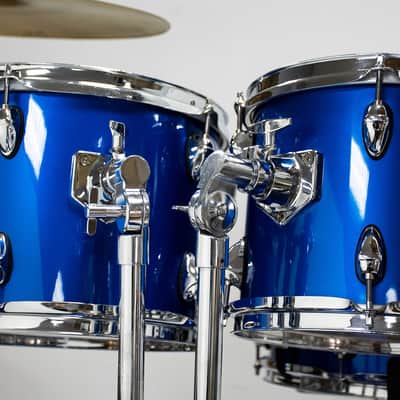 Orbitone Blue 4-Piece Drum Set - Complete with Cymbals & Hardware image 4