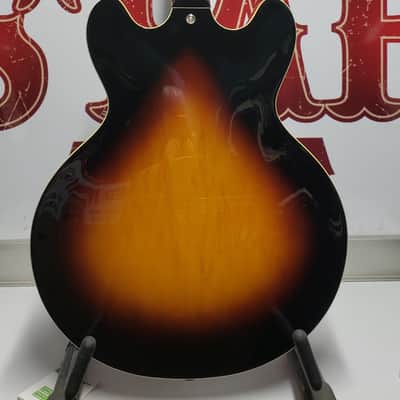Burny RSA-70 BS Sunburst Semi Hollow Body Electric Guitar image 4