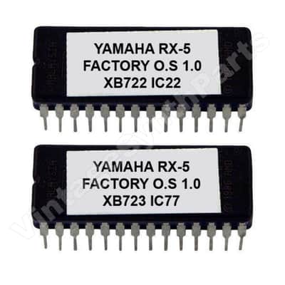 Yamaha RX5 RX-5 Factory Firmware Version 1.0 Rescue Rom Eprom Eproms Chip Ic