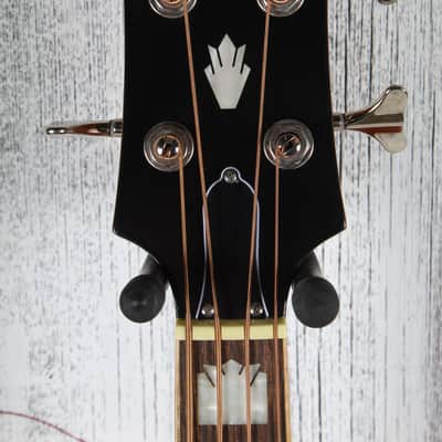 Epiphone El Capitan J-200 Studio Bass 4 String Acoustic Electric Bass Guitar image 12