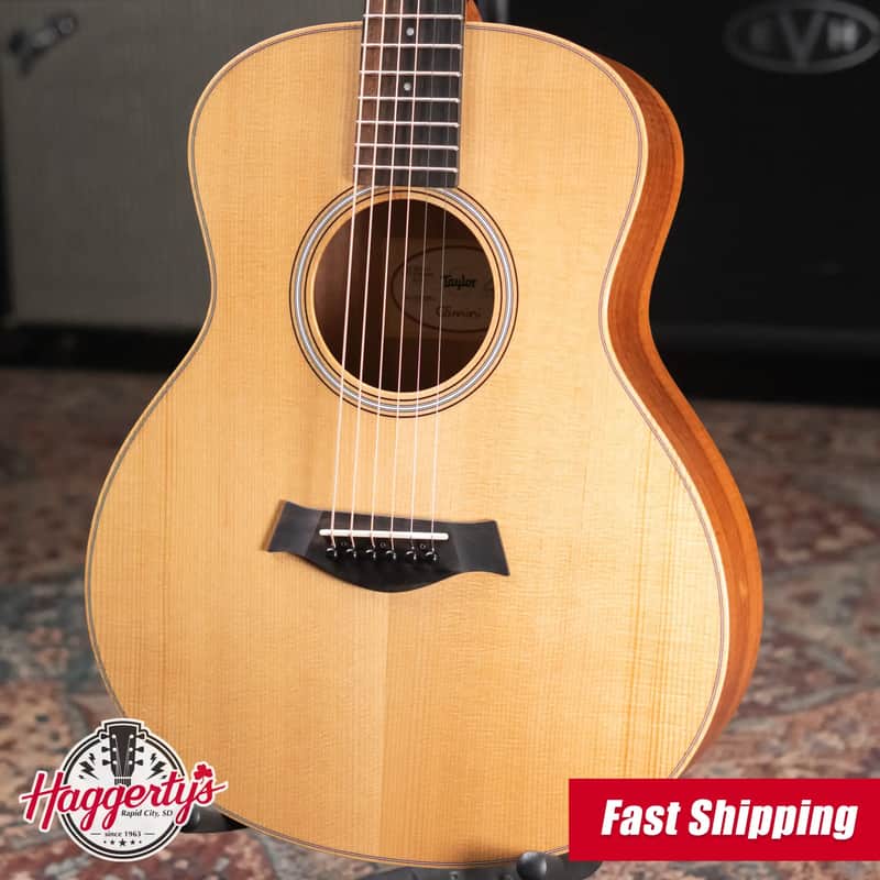 Taylor GS Mini-e LTD Acoustic/Electric Guitar - Figured Koa with Gig Bag image 1