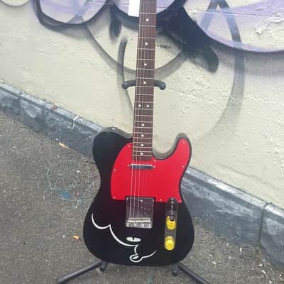 2007-2010 Fender M.I.J Mickey Mouse Telecaster Black image 8