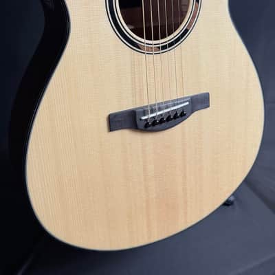 Yamaha TAS1E TransAcoustic Folk Acoustic-Electric Guitar Gloss Natural w/ Soft Case (134) image 3