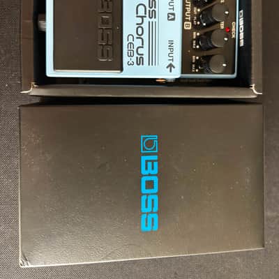 Boss CEB-3 Bass Chorus (Dark Gray Label) 2001 - Present - Blue image 2