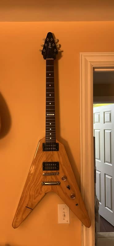 2002 Greco Limited Edition Flying V w RARE ULTRA Light Ash Body 6.5 lbs!!! - Shred Master Supreme - Made in Japan - Pro Set Up w Perfect Frets/Action/Intonation! image 1