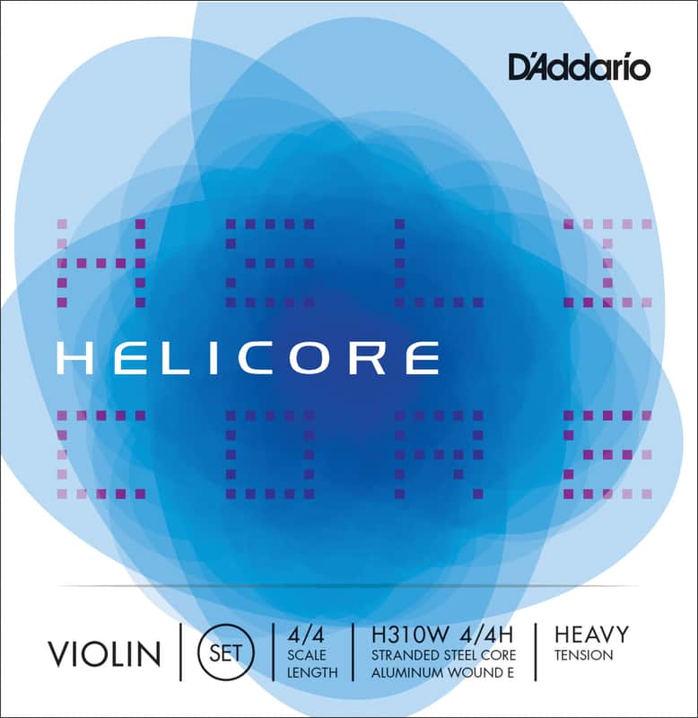 D'Addario H310W 4/4H Helicore 4/4 Violin Strings - Heavy image 1