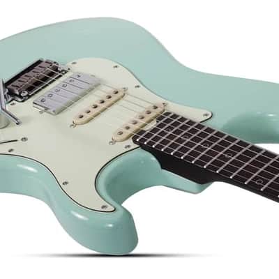 Schecter Nick Johnston Traditional HSS 10th Anniversary Atomic Green image 4
