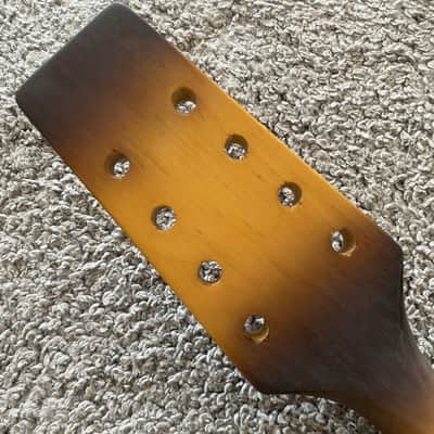 Honey Burst 8 String Mandolin Project, Spruce Top, Mahogany Body, Rosewood Fingerboard image 14