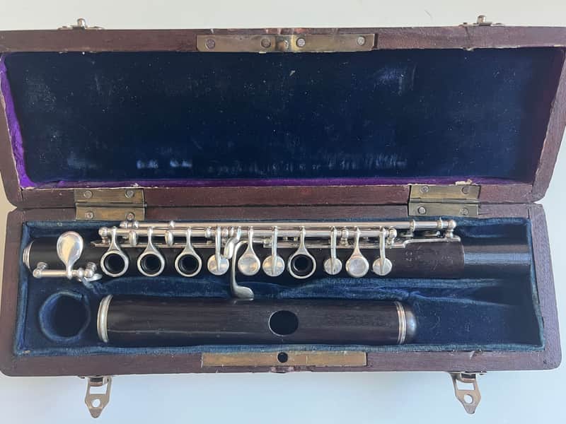 Atelier Bonneville á Paris Piccolo Late 1800s - Grenadilla image 1