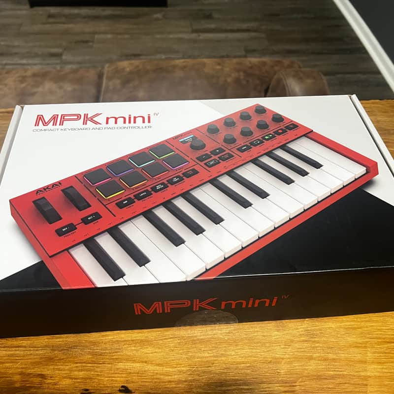Akai MPK Mini MKIV 25-Key MIDI Controller 2026 - Present - Black image 1