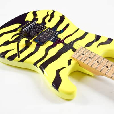 ESP LTD GL-200MT George Lynch Signature - Yellow with Tiger Graphic image 4