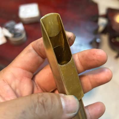 DG Cressent Tenor mouthpiece 1980s - Original plating image 15