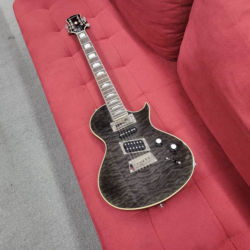 Epiphone Nighthawk Custom Reissue - Trans Black image 1