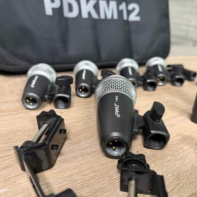 Pyle Pro Wired Microphone Drum/Instrument Kit Set 7-Mic Set PDKM12 #3207 image 12