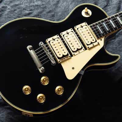Greco EG-500C 3PU Super Power Les Paul Custom 1980-1982 - Black - VERY GOOD condition image 5