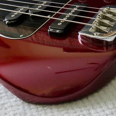 G&L Series SB-2 Bass with Maple Fretboard Mid 1995 - Fullerton Red image 17