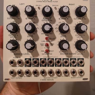 Cwejman MMF-2 Stereo Multi Mode Filter - Eggshell image 1