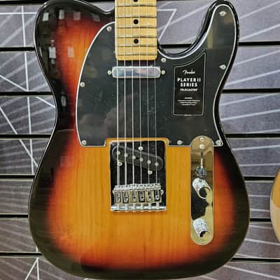 Fender Player II Telecaster Electric Guitar - Maple Fingerboard, 3-Color Sunburst B Stock image 1